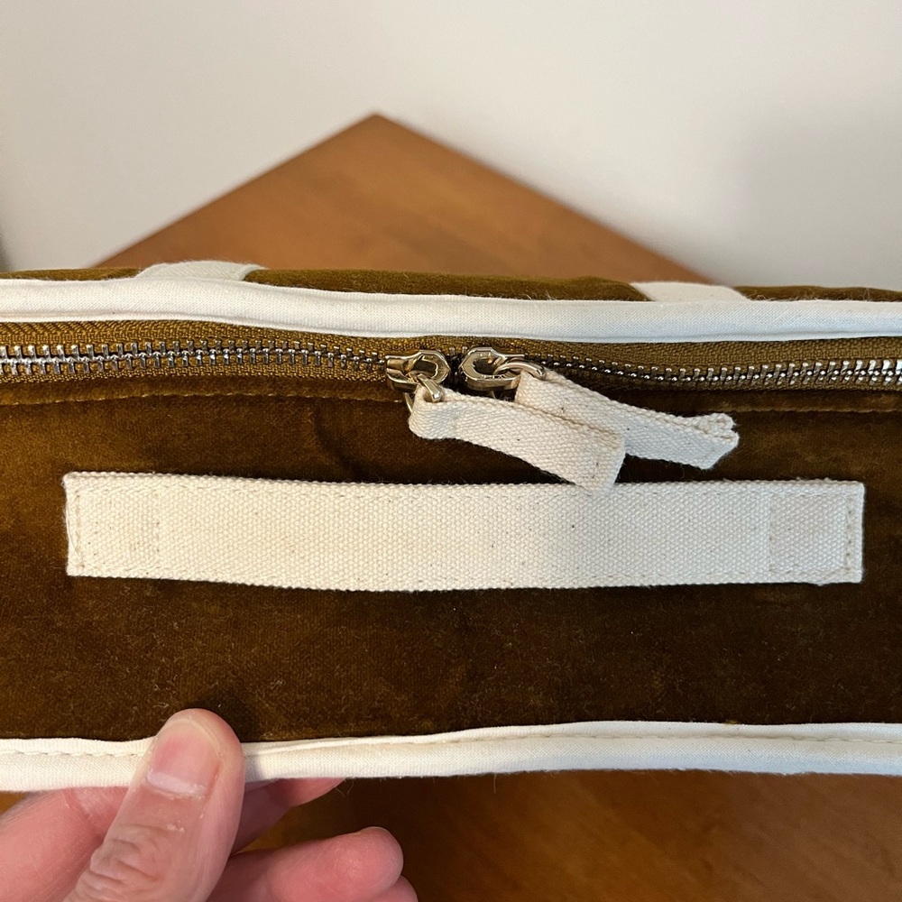Sezane Brown and Cream Travel Bag - Picture 4 of 12